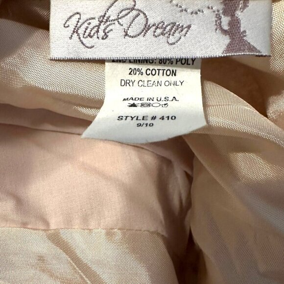 Kids Dream Sequin & Tulle Dress 9/10 Rose Gold & Pink Princess Fairy Holiday - Picture 3 of 4
